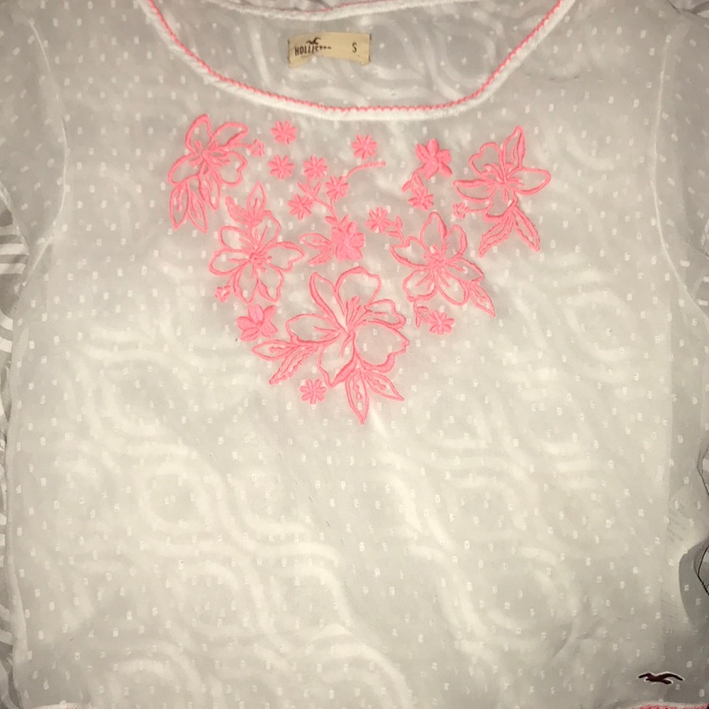 Cute translucent top!